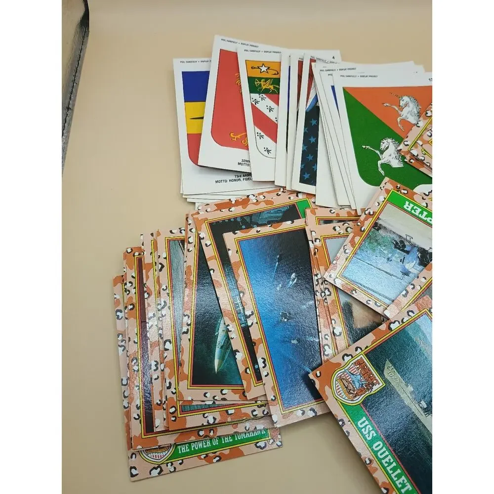 Vintage Desert Storm Trading Cards Set -Complete Set